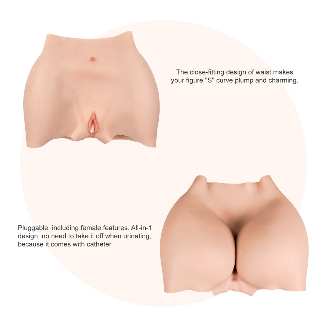 Silicone Panty Hip Enhancer Body Shaper Buttocks 8G