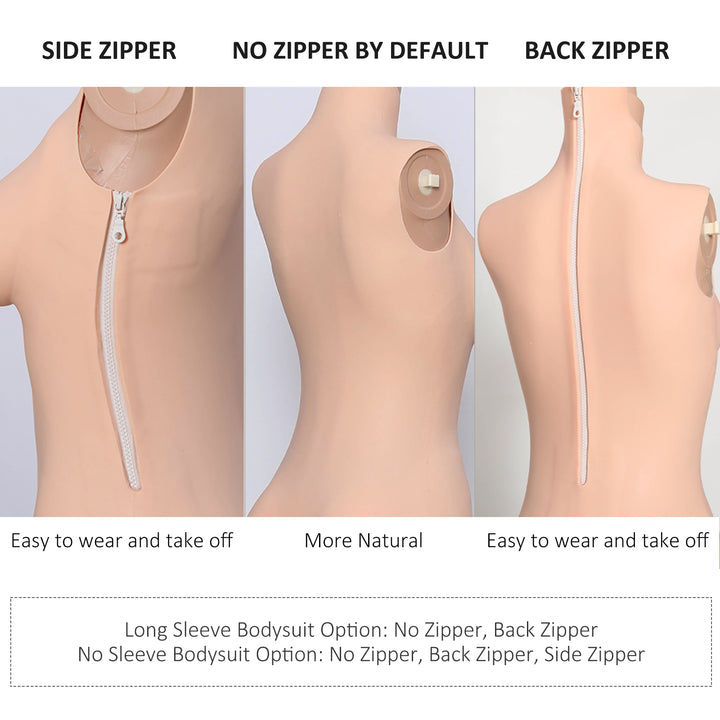 D Cup Ankle-length Silicone Bodysuit 4G