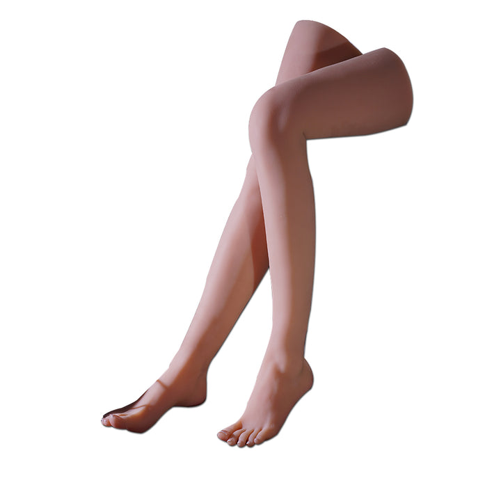 Soft Silicone Lifesize Female Mannequin Leg with Nail Foot Fetishism Shoes Jewelry Sock Display