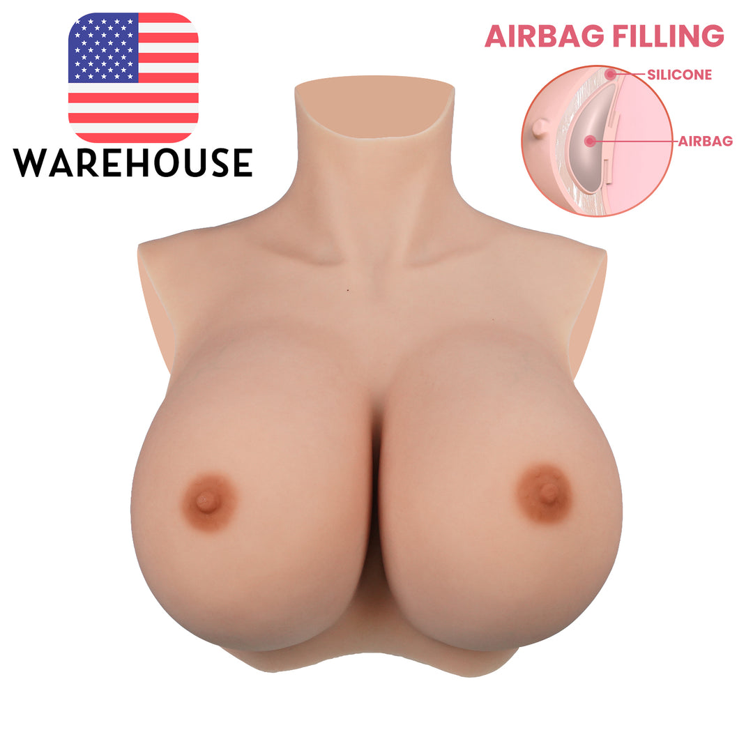 S Cup Huge Boobs Airbag Filling Breastplate 8G