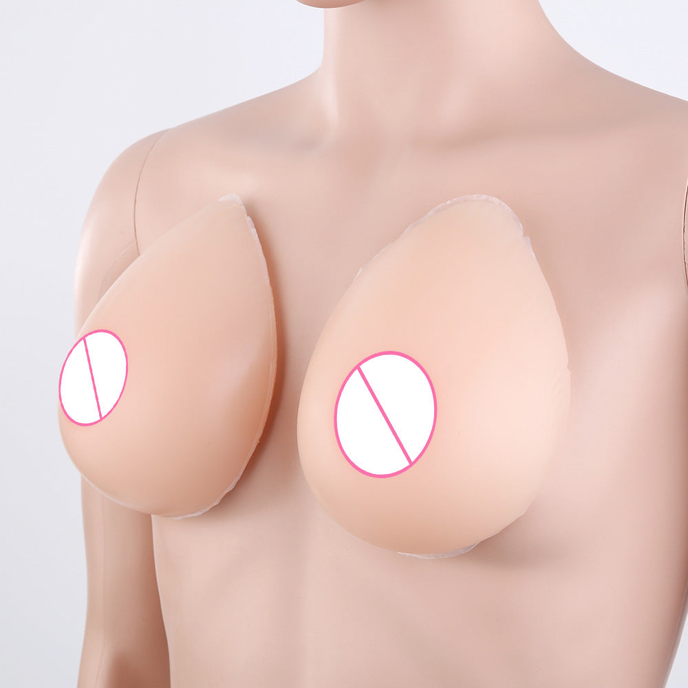 One Pair Adhesive Sticky Silicone Breast Forms for Mastectomy