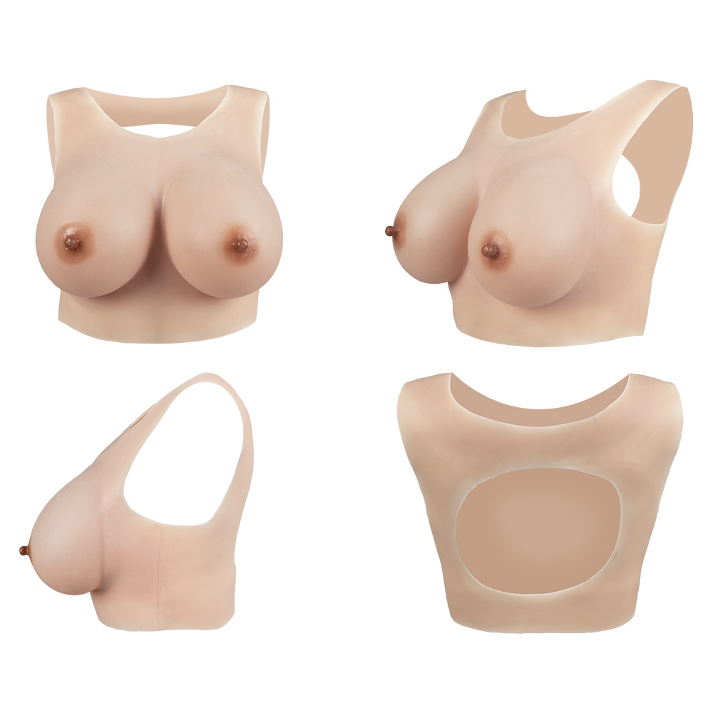 B-G Cup Hollow Back Silicone Breast Plate