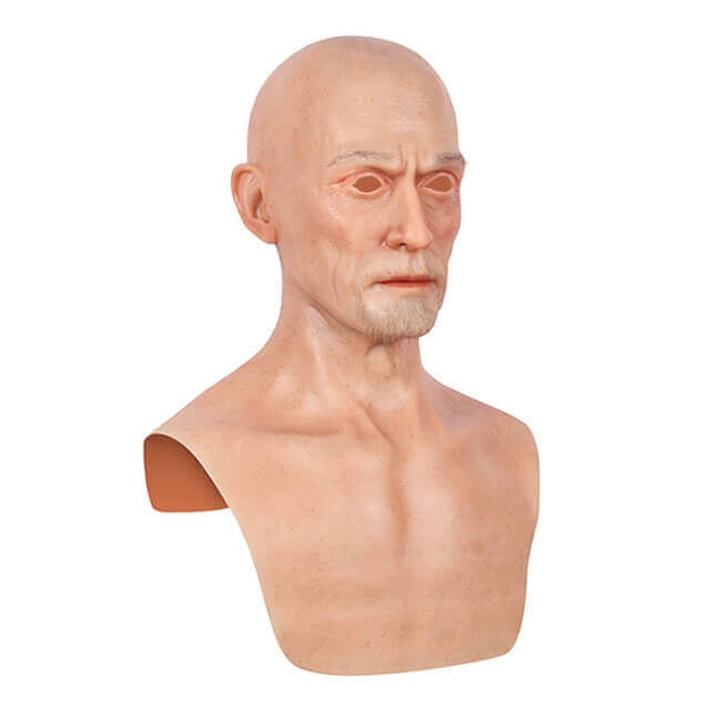 Charles Silicone Old Man Head Mask