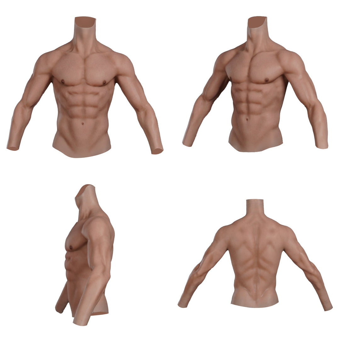 Oil-Free Silicone Muscle Suit Long Sleeve 8G