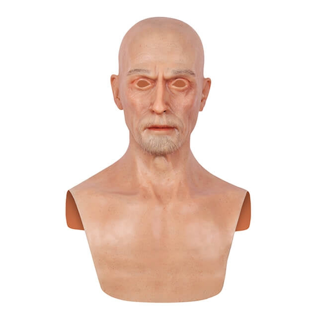 Charles Silicone Old Man Head Mask