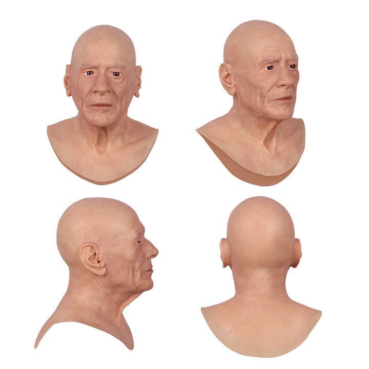 Dees Silicone Old Man Head Mask