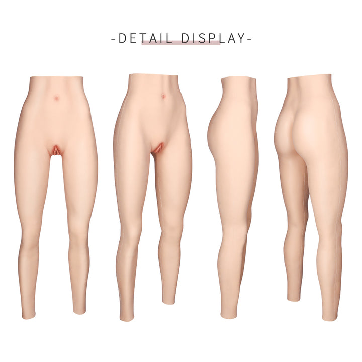 Ankle-length Silicone Vaginal Pants Hip Enhancer 8G