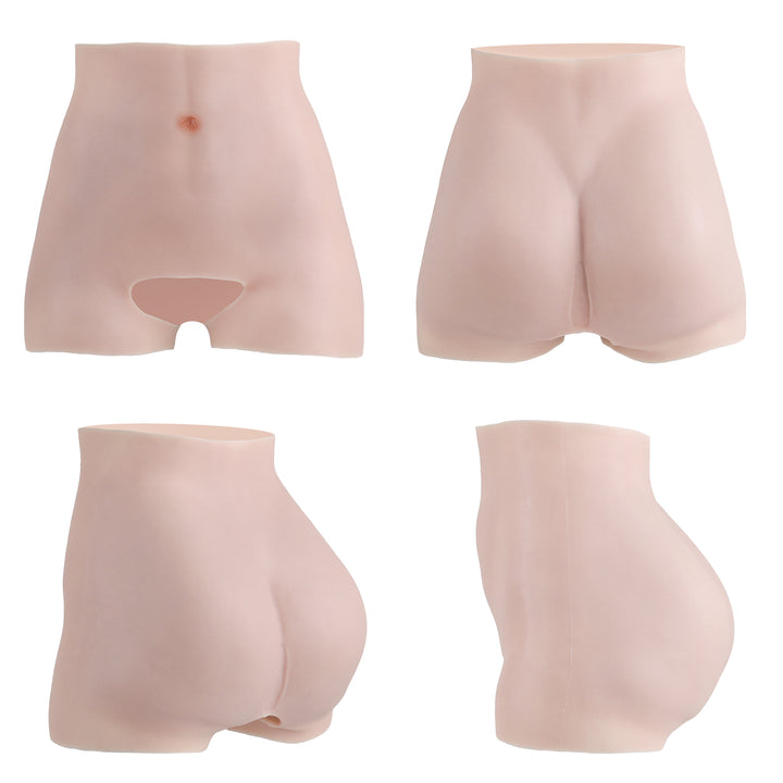 Silicone Open-crotch Pants Hip Enhancer