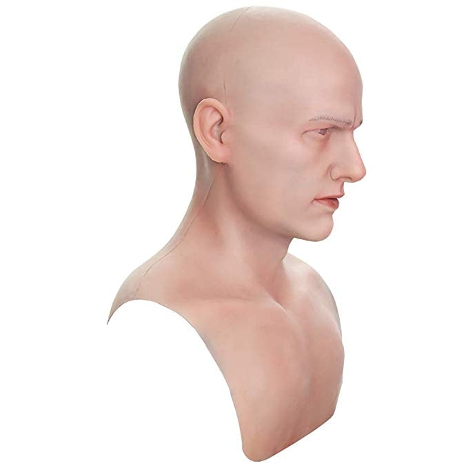 Bell Silicone Male Head Mask