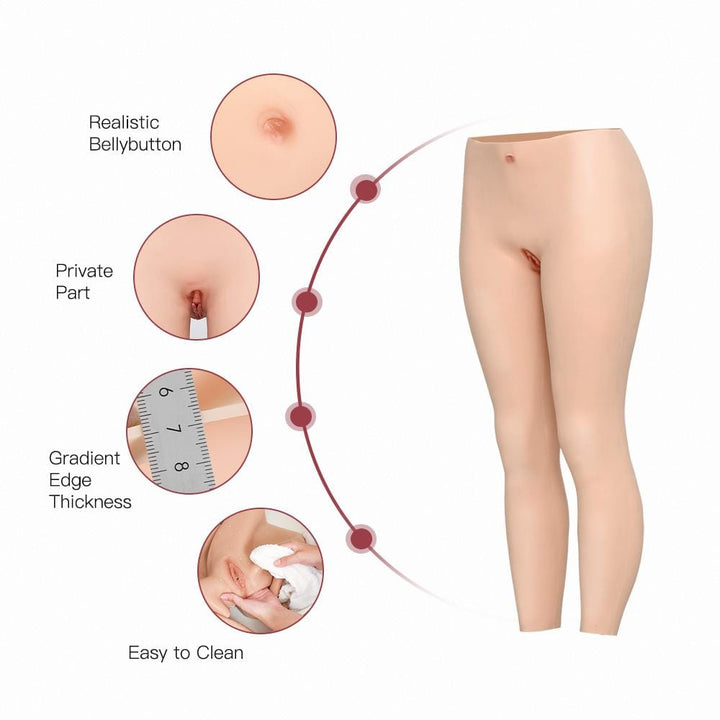 Minaky Silicone Vagina Ankle-Length Pant Crossdresser Transgender at only $189.99